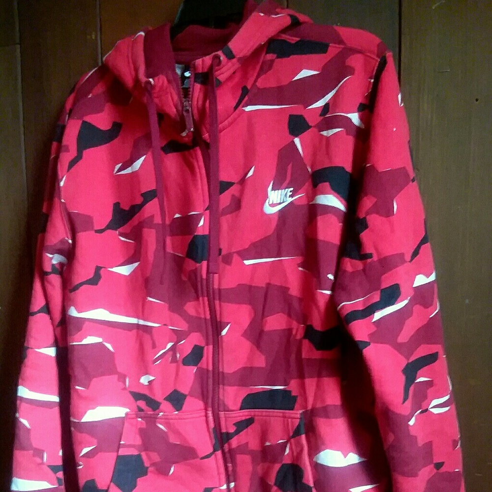 Red Camo Nike Jacket